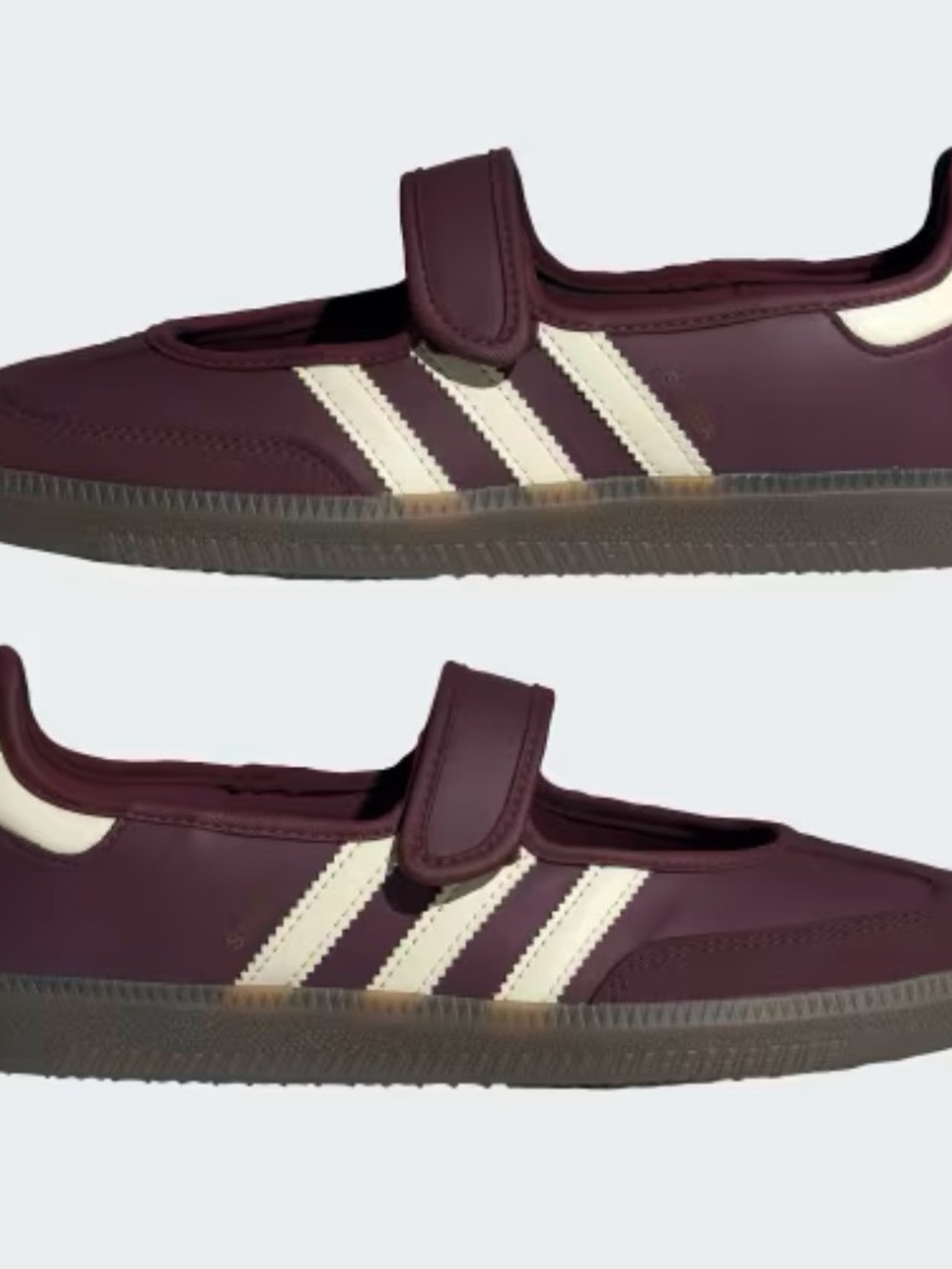 Adidas Samba Jane maroon/cream NWT